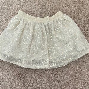 Baby Gold Sequin Skirt